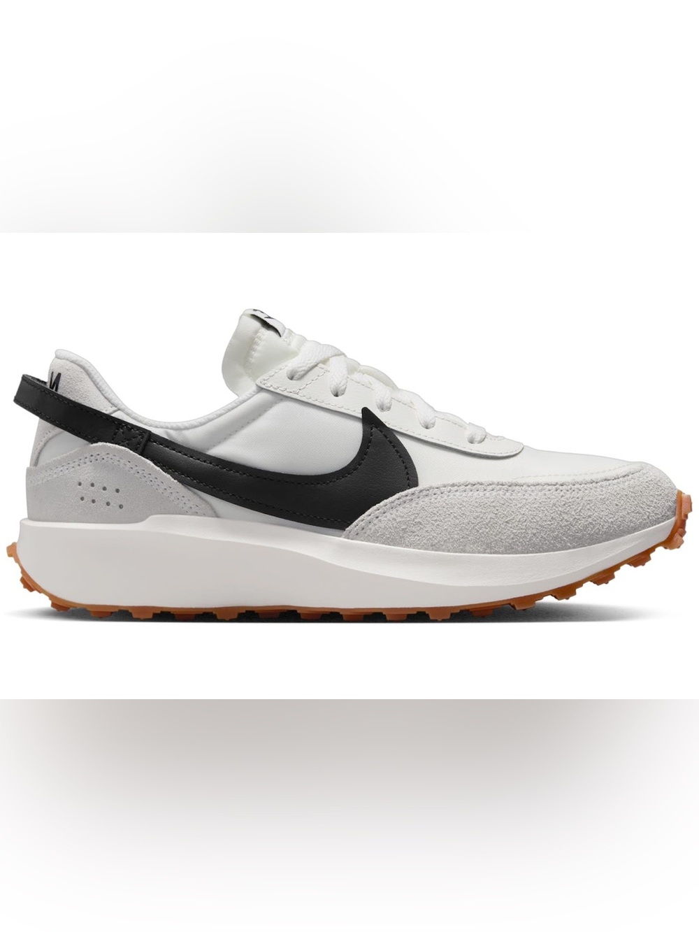 Nike Women’s Cream and Black Retro-Style Sneakers